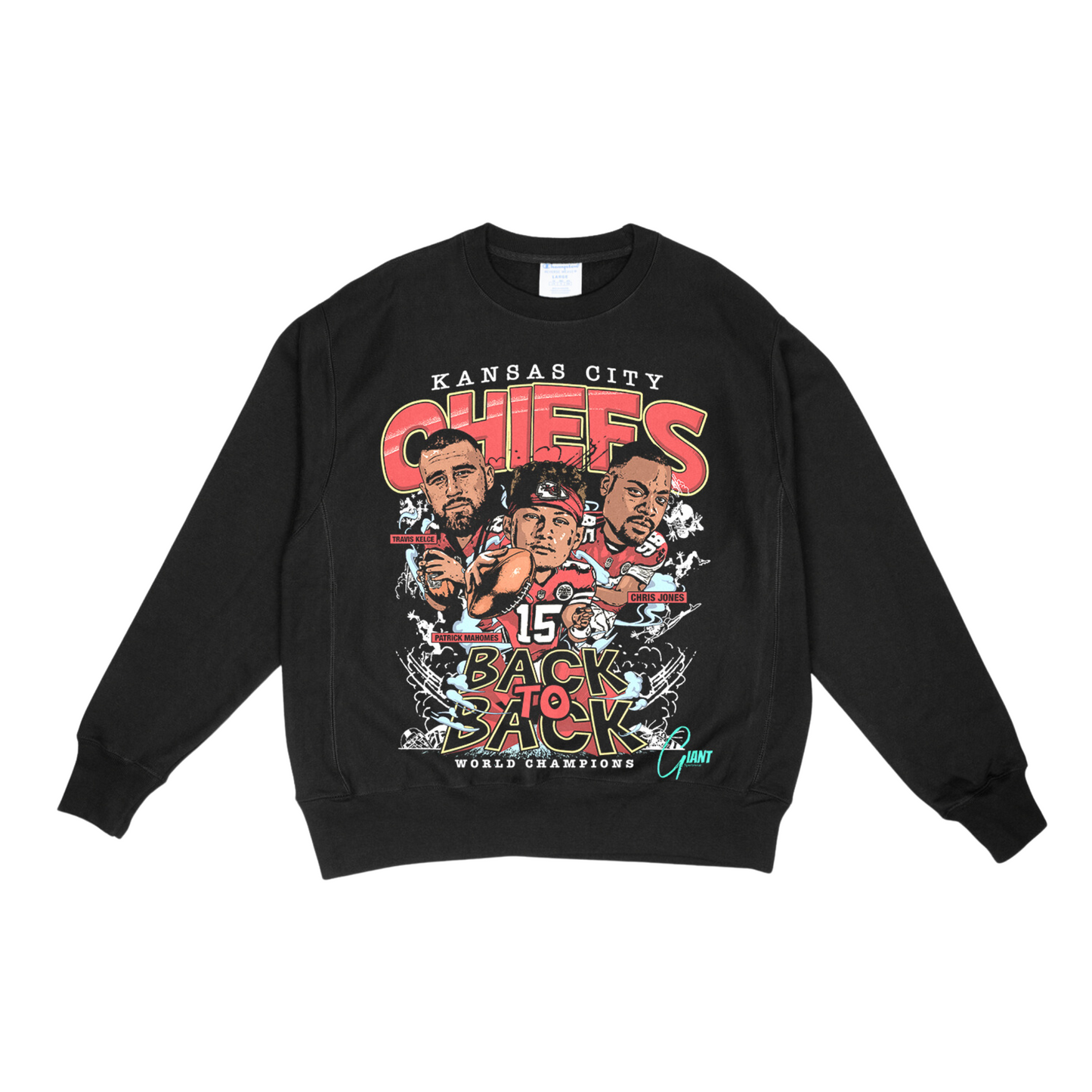 Chiefs "Back to Back" Crewneck Sweater