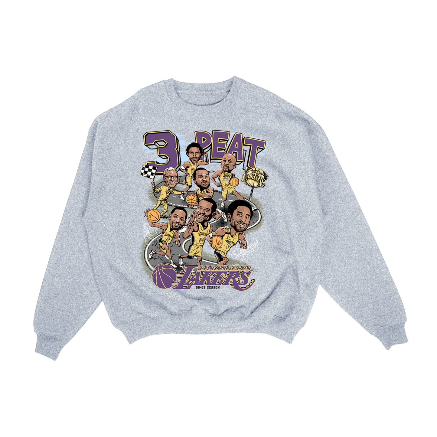 Lakers 3PEAT Crewneck Sweater